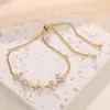 Pulseira de Laço Nova Brilhante Europeia e Americana Transfronteiriça Zircônia de Alta Qualidade Pulseira Empilhável Moda Presente para Mulheres