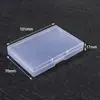 Caja rectangular transparente de plástico PS caja de embalaje para tapones para los oídos transparentes caja de embalaje para almacenamiento de materiales pequeños de bricolaje caja de cosméticos