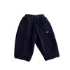 Pantalones para niños y niñas con forro polar, nuevo estilo de invierno, forro polar integrado para niños pequeños, pantalones casuales cálidos gruesos bordados para bebé