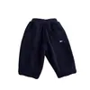 Pantalones Gruesos con Forro de Felpa para Niños Otoño e Invierno 2025 Nuevos Pantalones Casuales Cálidos Bordados para Bebé Pantalones Deportivos Elegantes para Niñas