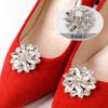 Clásicos y Versátiles, Elegantes Accesorios para Zapatos de Flor de Perla de Cristal, Hebillas Decorativas para Zapatos, Cordones Desmontables