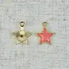 Cielo Estrellado Luna Sol Estrella de Frontera Aleación Esmalte Joyería Colgantes DIY Pulsera Collar Colgante Accesorios Mayoreo