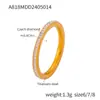Anillo de oro real 18k chapado en acero de titanio liso con forma de árbol de la vida, joyería transfronteriza entre Europa y Estados Unidos, con cola de diamante y disponible al por mayor.