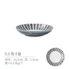 Cuencos y Platos de Cerámica Esmaltada Debajo de la Serie Tenmoku Shuzhiye de Importación Japonesa, Encanto Vintage