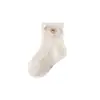 Calcetines para bebé, calcetines finos de malla para verano, calcetines de algodón con parche para recién nacidos Clase A, calcetines infantiles de dibujos animados sin costuras con borde suelto