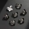 Cor furo único borboleta super flash vidro furo para pendurar contas de cristal DIY colar pulseira joia pingente acessórios feitos à mão