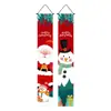 Fondo navideño transfronterizo, coplas navideñas, decoraciones festivas para fiestas, banderas, cortinas para puertas, pancartas colgantes, pancartas navideñas