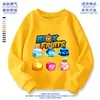Roupa para meninos e meninas, suéter Blox Fruits, caixa de frutas do Diabo, periférico de jogo ROBLOX