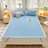 Clase A Grado Madre e Hijo Frijol de Hielo Frijol Alfombrilla Refrigerante Verano Lavable Seda Refrigerante Alfombrilla de Cama para Hogar Dormitorio Estudiante Alfombrilla de Aire Acondicionado