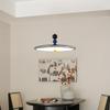 Lámpara de Araña de Restaurante de Alta Gama Bauhaus Lámpara Retro para Comedor Lámpara de Mesa de Comedor Lámpara Creativa de Isla Platillo Volador Lámpara de Bar Medieval