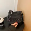 Nova Bolsa de Ombro Único Estilo Preguiçoso Retrô em Jeans 2026 para Mulheres, Mochila Pequena para Viagem e Deslocamento, Bolsa Transversal Casual Leve