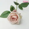 Flor Artificial Rosa Pérola Única Flor de Plástico Decoração de Hotel Decoração de Mesa para Casa Móveis para Casa