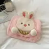 Bolsa de Água Quente Animal Fofo Inserção Manual Enchimento de Água Inverno Pelúcia Espessada à Prova de Explosão Quente para Bebê Menina Aquecimento de Barriga Bolsa de Água Quente