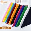 Toalla triangular de algodón puro de color liso para llevar a domicilio, babero para mascotas, toalla para babas de perro y gato, toalla triangular navideña para mascotas