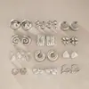 Para agradecer aos novos e antigos clientes, a Jieding oferece brincos versáteis para mulheres, estilo europeu e americano, aço inoxidável banhado a ouro 18k, atacado