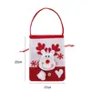 Bolsa de Regalo Festival de Navidad Bolsa de Regalo Caramelos Navideños de Lana Bolsita con Cordón Nochebuena Bolso de Mano Bolsa de Manzana Venta al por Mayor