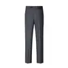 Pantalones de vestir rectos ajustados para hombre talla grande, estilo británico de negocios, pantalones casuales de negocios para hombre, resistentes a las arrugas, no necesitan planchado