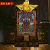 Farmacéutico Ocho Estatuas Nepal Tíbet Montado Pigmento Mineral Natural Pintura Thangka Farmacéutico Buda Thangka Buda Pintura Colgante