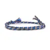 Pulsera Trenzada de Algodón Colorida AAS Cozy Hecha a Mano Cuerda Trenzada Pulsera de Cuerda Pulsera de Cuerda de Amistad con Borla de la Suerte de Tíbet