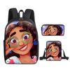 2021 Nueva Mochila Escolar Mágica Full House para Estudiantes Mochila de Poliéster Mochila Creativa Cómoda Bolso Estampado Estuche para Lápices