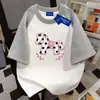 Camiseta de Algodão 100% Puro Unissex Slim-Fit Divertida de Pônei Estrela de Verão Manga Curta para Homens e Mulheres Tops Combinando para Casal