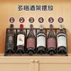 Estante para vinos, exhibidor inclinado para botellas de vino, soporte para botellas de vino, estante inclinado para vinos, nuevo modelo 2026, pieza decorativa de lujo ligero para gabinetes de vino