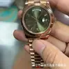 Reloj Autonatice Negro Caramelo Semana Doble Calendario Registro Reloj TWS Amarillo Caramelo Reloj Completamente Dorado Pareja