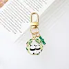 Nuevo Llavero de Metal de Panda Lindo Dibujo Animado Lindo Divertido Colgante de Llavero de Panda Colgante para Bolso de Hombres y Mujeres