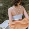 S269 Sutiã Sem Costas de Renda para Mulheres, Sutiã Sem Alças para Meninas Jovens, Top Tubinho de Verão, Roupa Íntima de Top Regata Esportivo