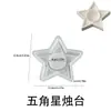 ZongBo Silicone DIY Gesso Aroma Flor Lua Pentagrama Suporte para Velas Bandeja Base para Velas Molde de Silicone
