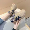 Zapatillas de Mujer de Moda Transfronterizas, Zapatillas Casuales Populares Tipo 'Dad Shoes', Zapatillas de Correr Planas Versátiles Que Hacen Que los Pies Se Vean Más Pequeños, Dropshipping