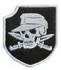 Qiaosheng Patch Tecido Adesivo Bordado Uniforme Militar Estilo Britânico Braçadeira Emblema Roupas Adesivo Decorativo Velcro
