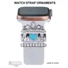 Adecuado para hebilla de Apple Watch Correa de silicona con banda de reloj incrustada de diamantes Hebilla de pasador de diseño original para iWatch