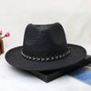 Sombrero de Paja Jazz Tejido a Mano de Papel Fino Nuevo para Hombre - Más Vendido Transfronterizo Amazon Ebay
