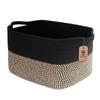 Cesta de Almacenamiento de Escritorio Cesta Tejida de Cuerda de Algodón Cesta Tejida de Cuerda de Algodón de Venta Caliente Transfronteriza Cesta de Almacenamiento de Ropa y Juguetes Cesto para Ropa Sucia
