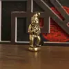 Nueva Figura de Latón de Papá Noel Navideño Más Vendida Transfronteriza Creativos Adornos de Artesanía de Latón para Escritorio Venta al por Mayor