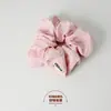 Scrunchie de Tela a Cuadros Color Caramelo Fresco para Primavera y Verano, Lazo para el Cabello, Estilo Coreano, Moderno, Sencillo, Accesorio para Recogido, Anillo para el Cabello