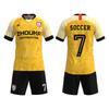 Jersey de fábrica fuente personalizado para partido de fútbol, entrenamiento, uniforme de equipo, impresión por sublimación, traje de fútbol de secado rápido personalizado