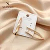 Xuping Brazaletes Rusos Transfronterizos para Oreja, Aros Color Oro de 18K con Incrustaciones de Diamantes, Joyería de Lujo Ligero de Alta Gama al por Mayor para Mujeres