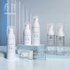 Em estoque 30 ml pressionado mousse espuma garrafa 50 ml 60 ml plástico transparente pet limpador facial desinfetante para as mãos engarrafado