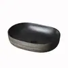 Lavabo de Encimera Artístico para Uso Doméstico, Lavabo de Cerámica, Lavabo Vintage para Patio, Balcón, Lavabo de Baño