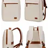 Mochila Casual para Laptop con Logo y Cremallera, Adecuada para Viajes de Negocios, Bolso de Equipaje de Viaje Moderno