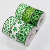 Cinta de Punto de Trébol de 2.5cm Festival Irlandés St. Cinta de Hilo Tejido para el Día de San Patricio Accesorio Versátil
