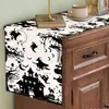 Amazon Halloween Caminero de Mesa Estampado de Lino Transfronterizo Nórdico Fiesta Festiva Decoración de Mesa de Sala de Estar Mantel Resistente al Calor