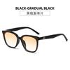 Gafas de sol GM 2024 nuevas para mujer, estilo coreano, de alta gama, de cara grande, delgadas, con protección UV, blancas, para hombre.