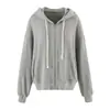 Conjunto de Sudadera con Capucha Estilo Preppy Casual Coreano para Mujer Otoño Nueva Moda Sensación de Alta Gama Pantalones Casuales Cortos Conjunto de Dos Piezas