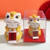 Mini Danza del León Estilo Chino Gato de la Suerte Adorno para Coche Gato de la Danza del León Inclinable Atracción Turística Regalo Conmemorativo Cultural y Creativo