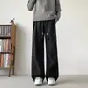Calça masculina plissada espinha de peixe americana outono marca da moda caimento workwear calça cargo Melaude perna reta casual calça comprida