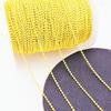 Corrente de Contas Onduladas de Cobre Colorido Feito à Mão DIY Borla Grampo de Cabelo Corrente Acessórios de Joalheria Antiga Moda Manicure Corrente Pequena