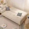 Sofá cama plegable, doble propósito para sentarse y acostarse, adecuado para apartamentos pequeños, sala de estar, sofá de tela de dos plazas, sofá cama multifuncional para propiedades de alquiler